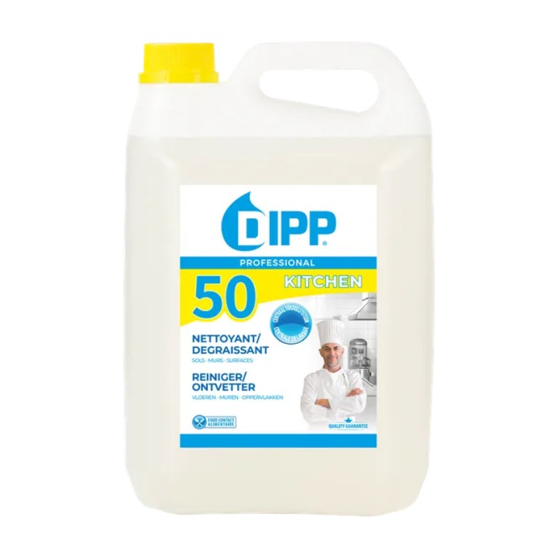 DIPP n° 50 - Keukenreinigings- en ontvettingsmiddel voor centrale - 5L